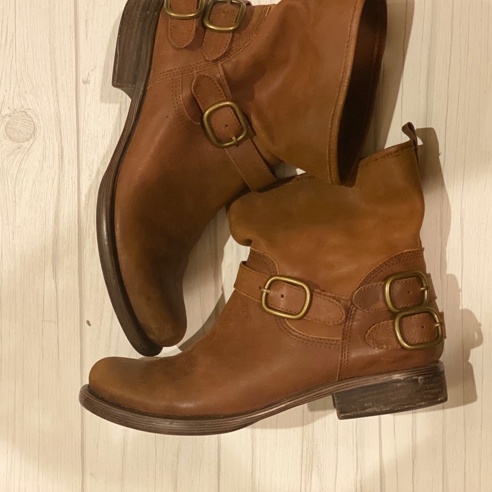 Brown Leather Boots
